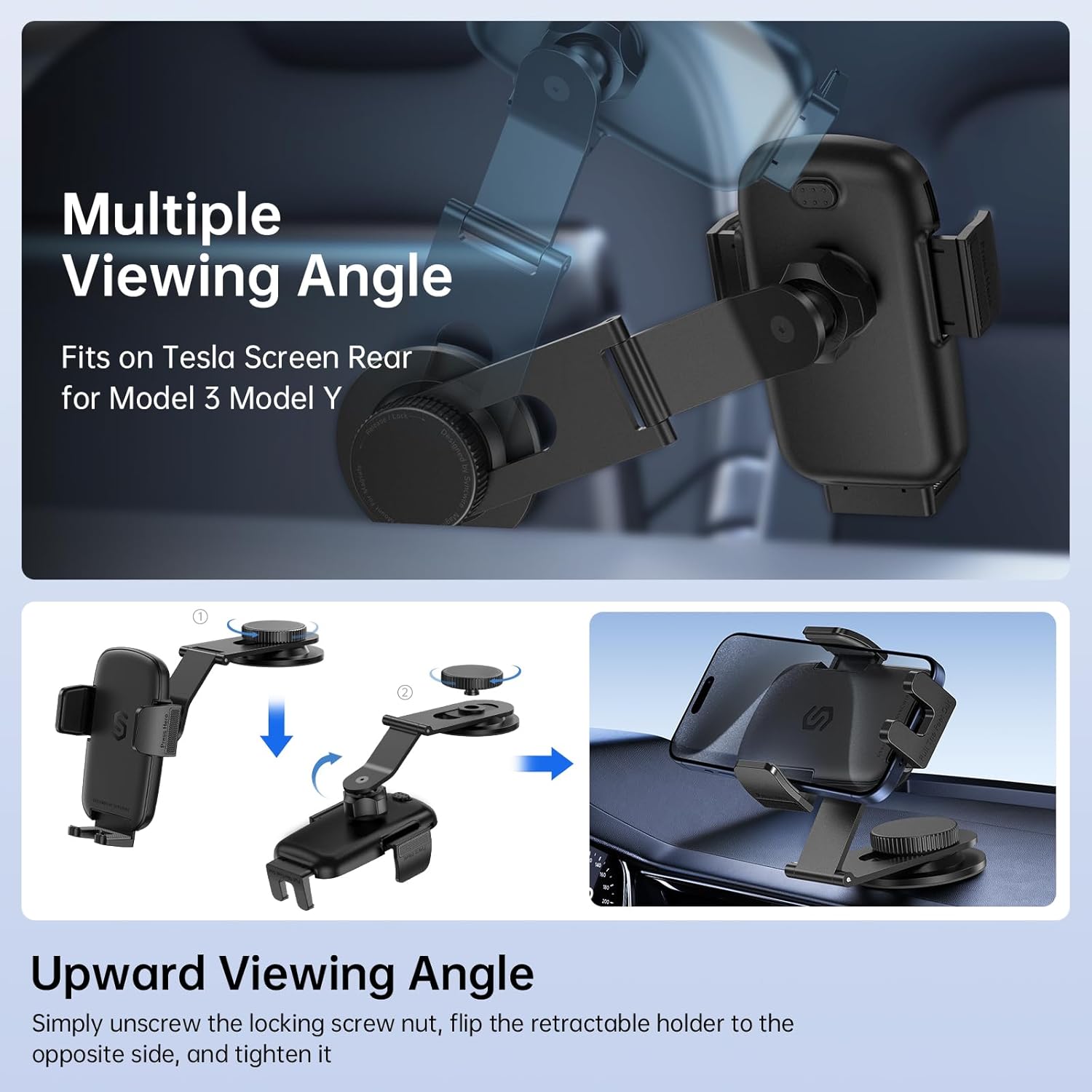 Syncwire Porta Cellulare Auto Universale Adesivo - immagine 3