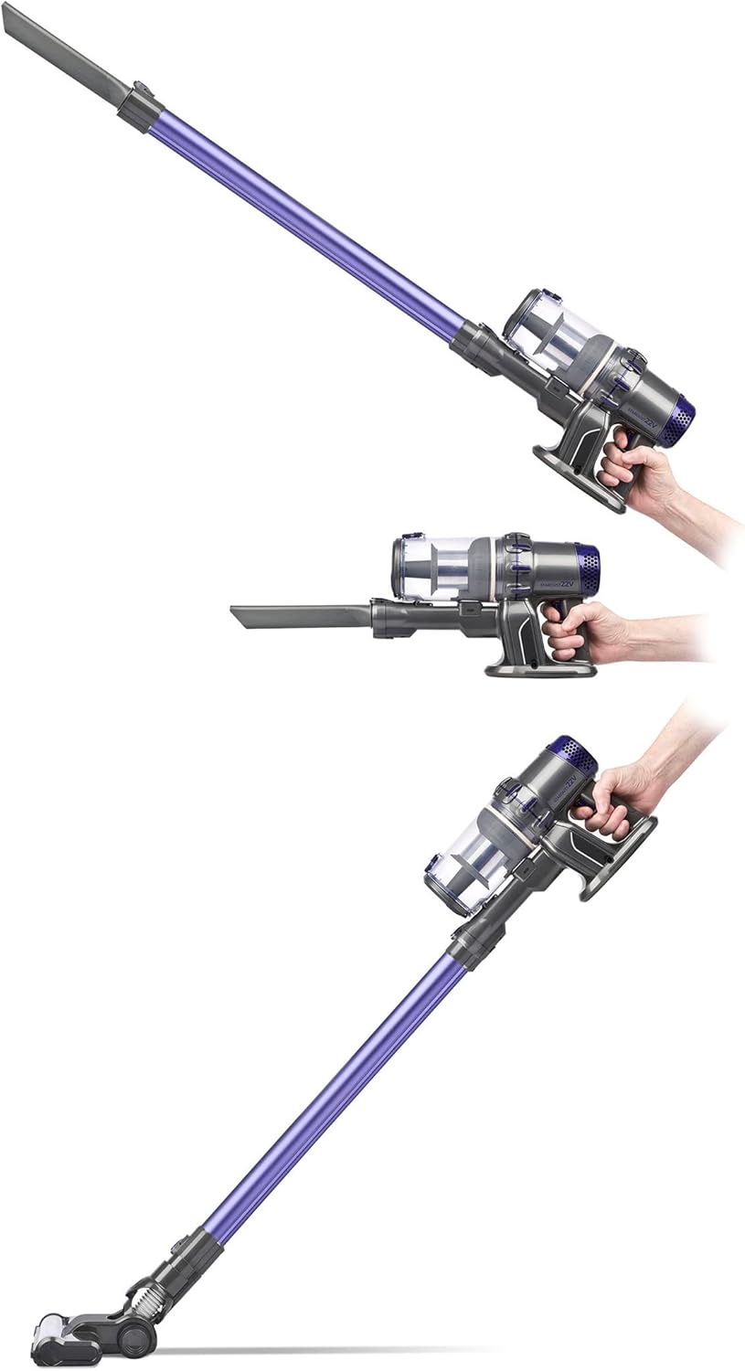 G3 Ferrari G90023 Stardust 22V Scopa Elettrica, Viola - immagine 4