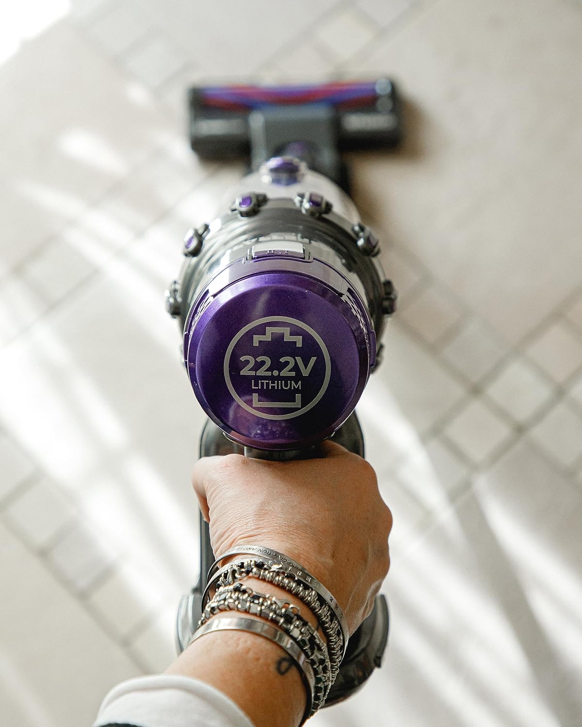 G3 Ferrari G90023 Stardust 22V Scopa Elettrica, Viola - immagine 9