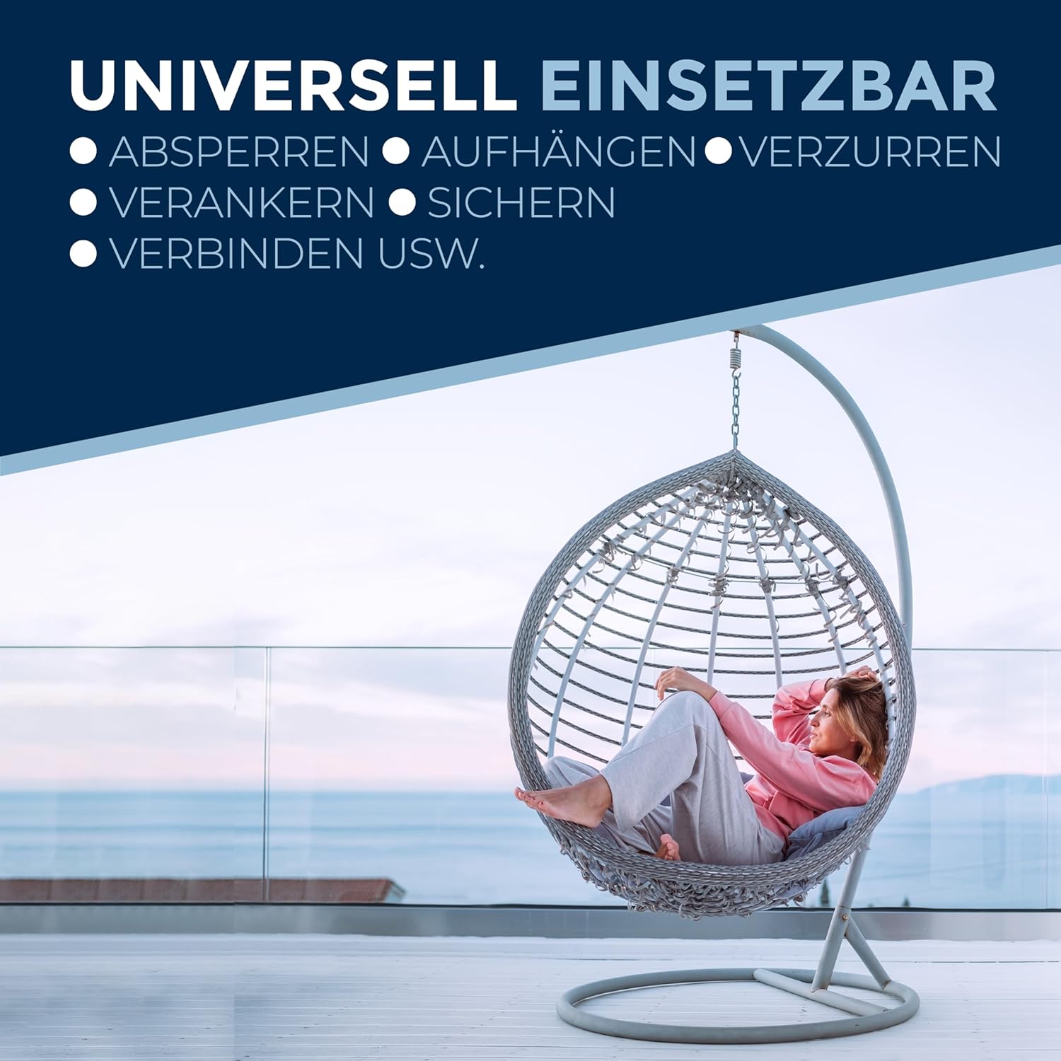 Catena di Prolunga Acciaio Inox 2 Metri (5 Pezzi) - immagine 5