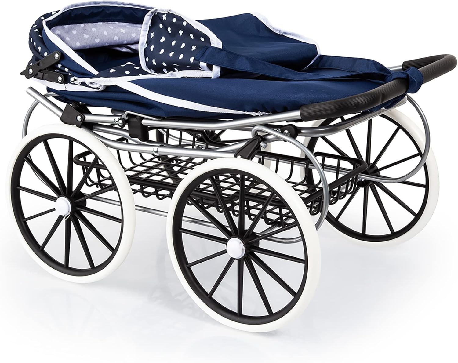 Bayer Design Carrozzina Classic Deluxe Vintage, Blu - immagine 2