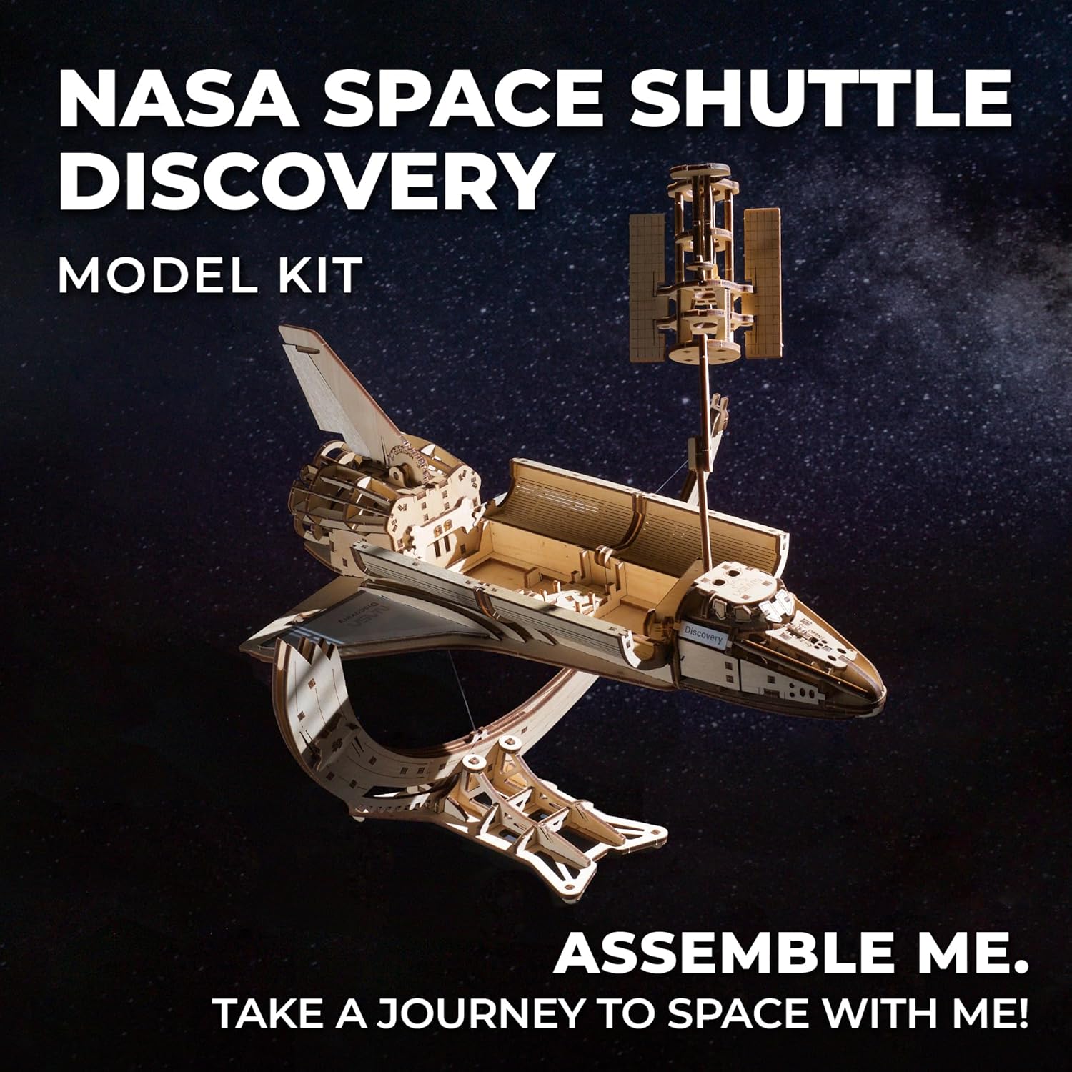 Ugears Space Shuttle Discovery NASA - Puzzle 3D Legno - immagine 5