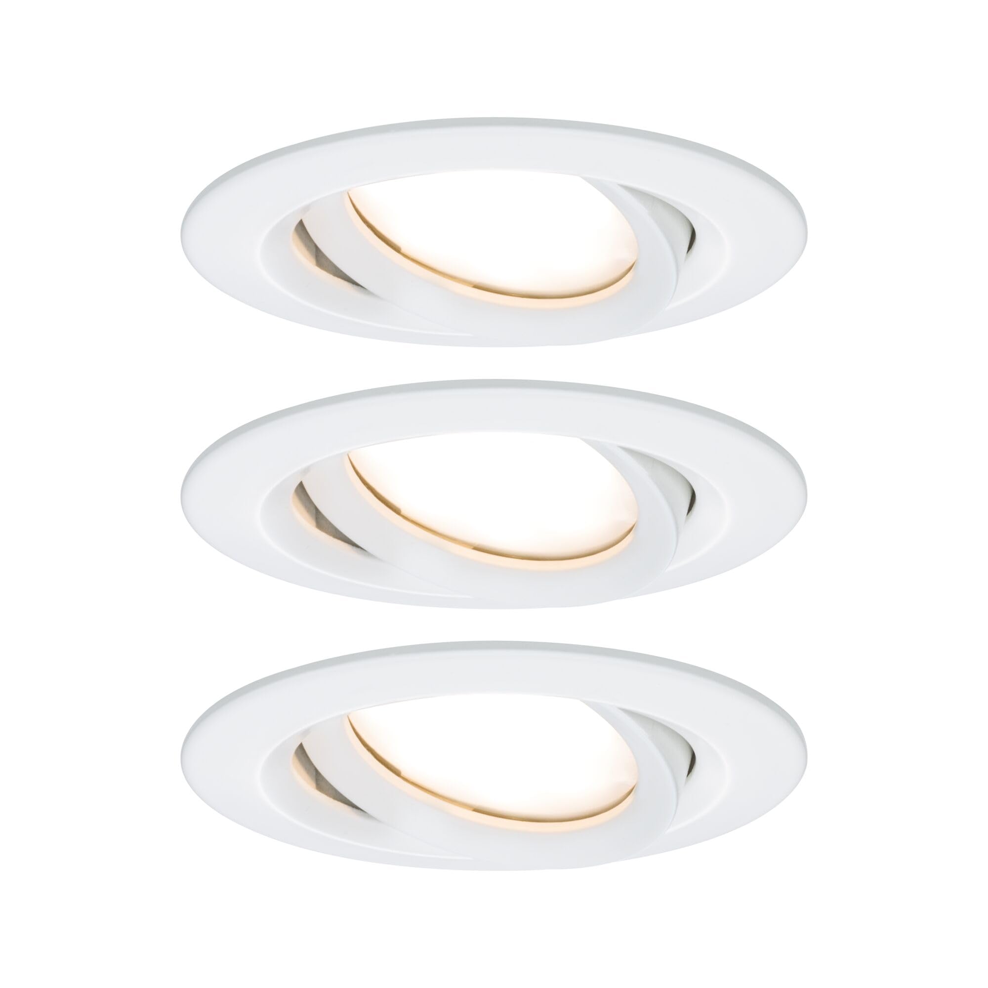 Paulmann 93682 Nova Plus Faretto LED Incasso 3x6W, Bianco Opaco