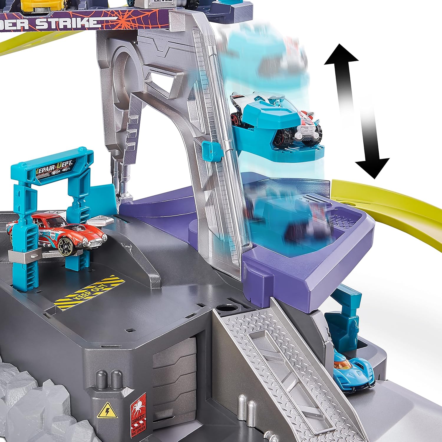 ZURU Metal Machines Set da Gioco Spider Strike, Marrone - immagine 4