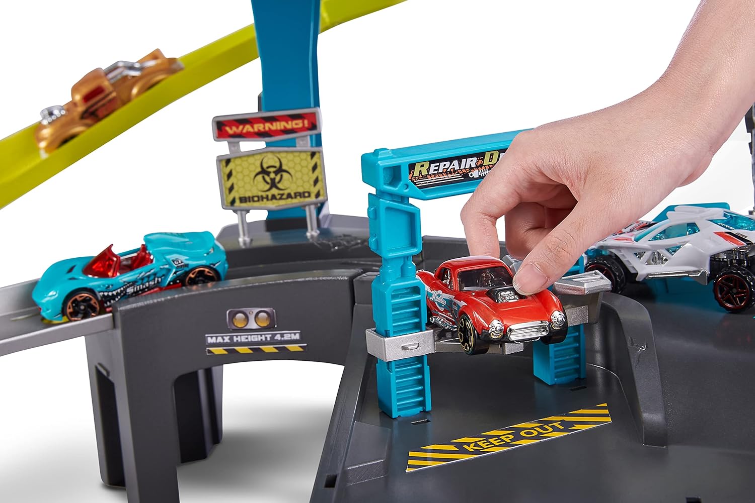 ZURU Metal Machines Set da Gioco Spider Strike, Marrone - immagine 5