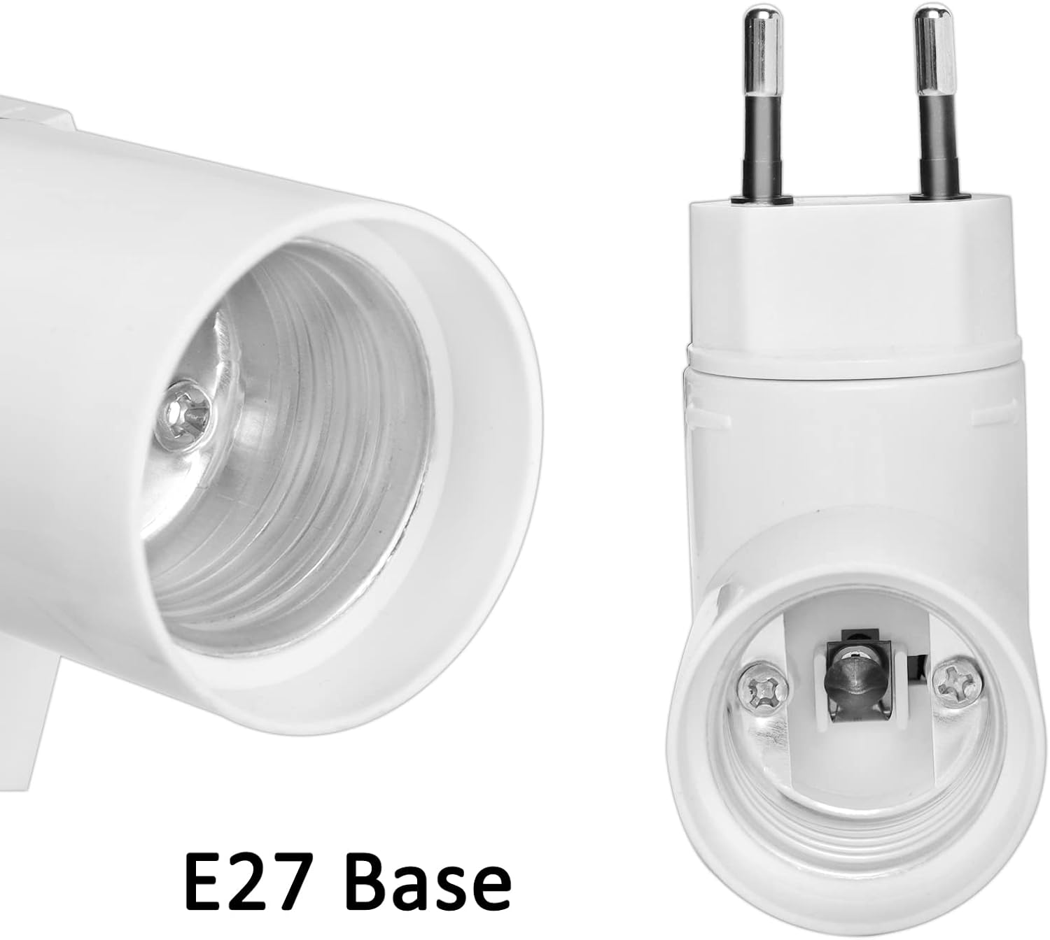 Akynite Portalampada E27 con Interruttore Wireless, 2 pezzi - immagine 4