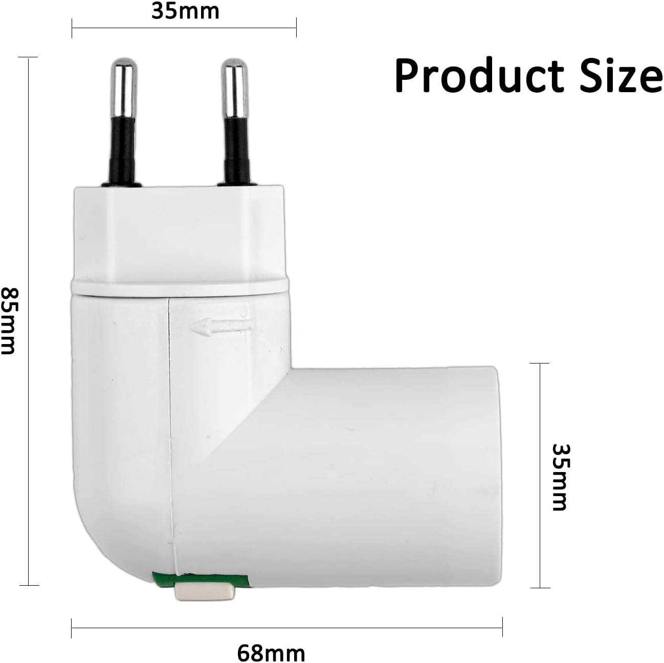 Akynite Portalampada E27 con Interruttore Wireless, 2 pezzi - immagine 5