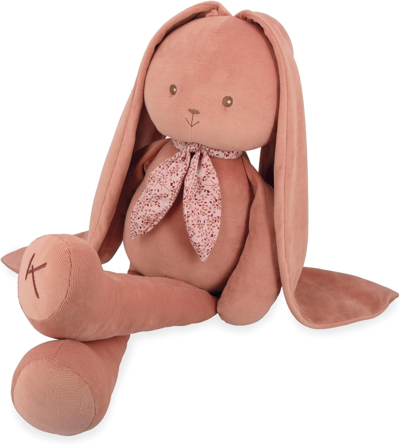 KALOO Lapinoo - Peluche Coniglio Grande 80 cm, Terracotta - immagine 2