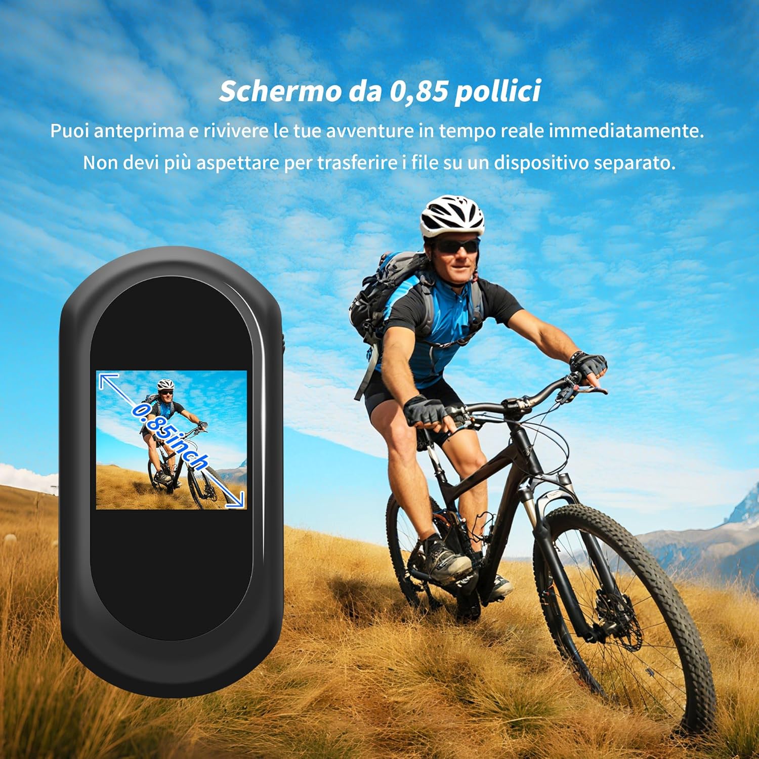 Mini Action Cam 360° 1080P Wearable - immagine 6