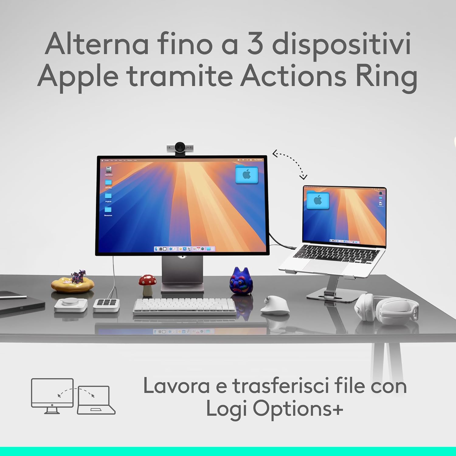 Logitech MX Master 4 per Mac - Mouse Bluetooth Ergonomico, Nero - immagine 10