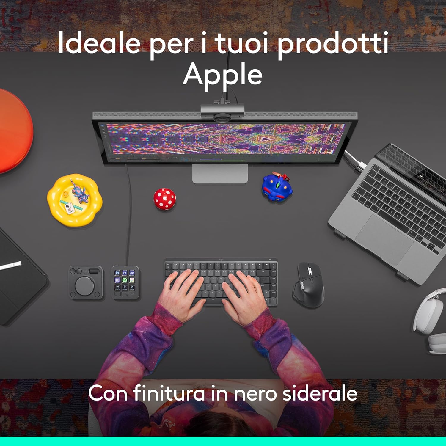 Logitech MX Master 4 per Mac - Mouse Bluetooth Ergonomico, Nero - immagine 7