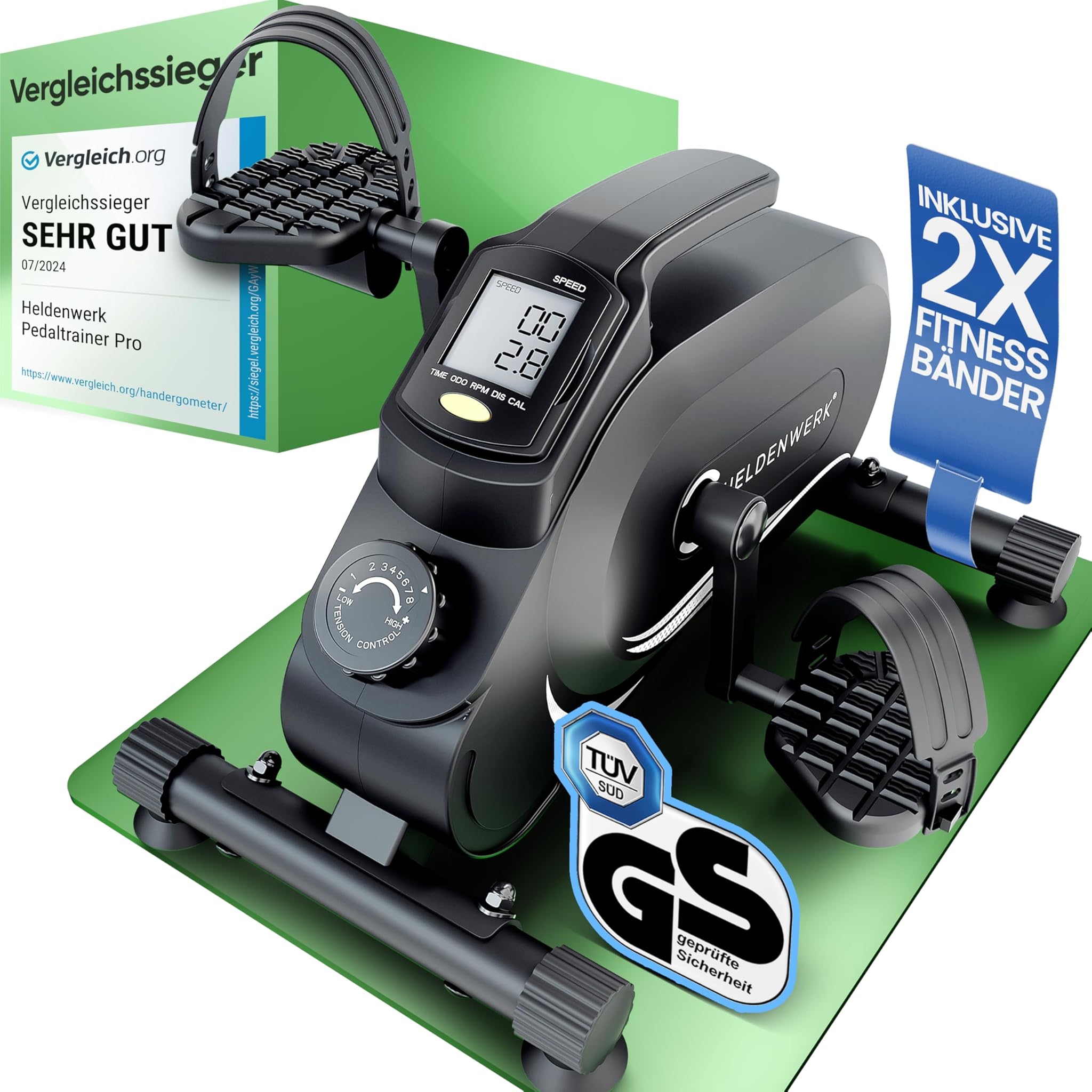 Heldenwerk Set Pedali Pro - Attrezzatura Braccia e Gambe