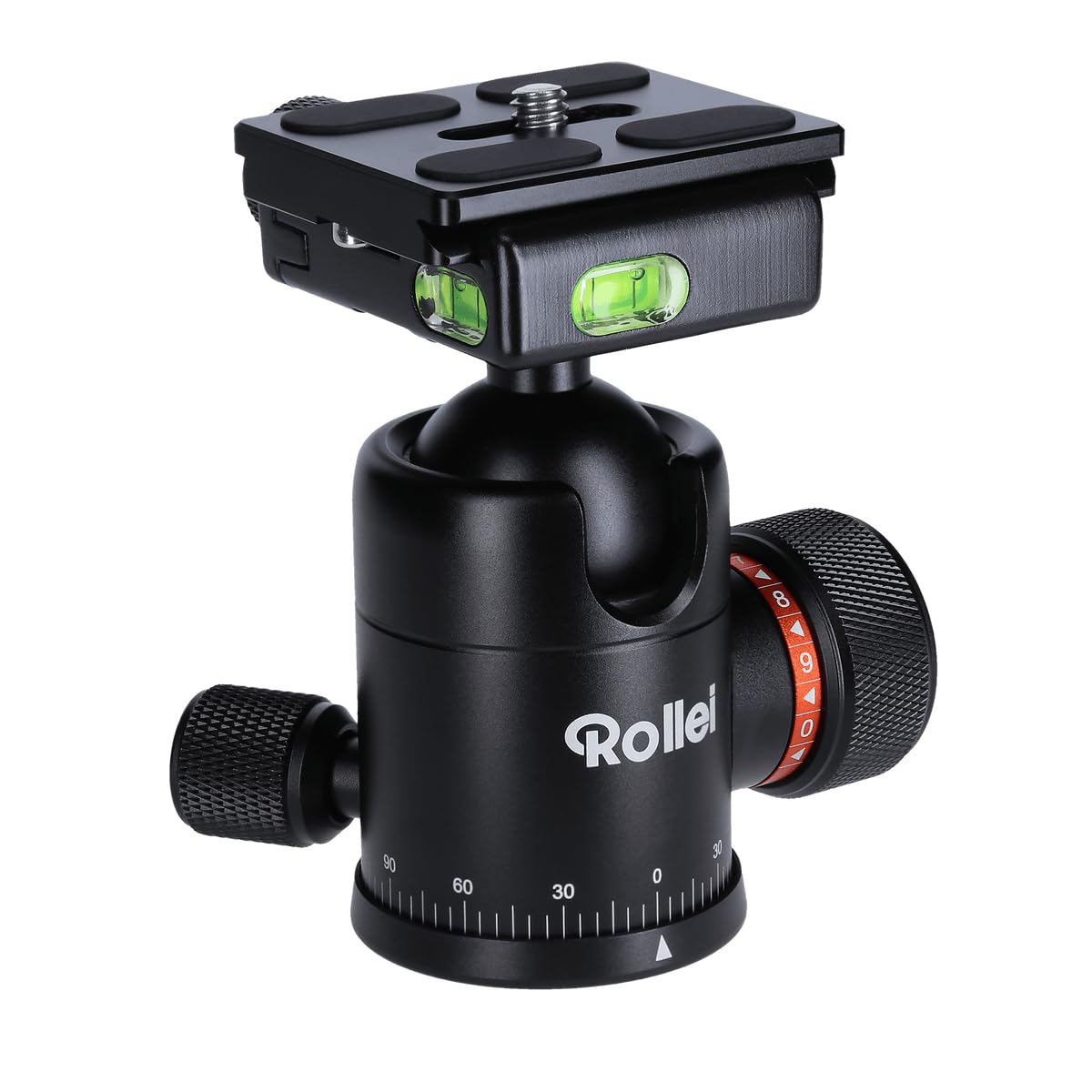 Rollei Treppiede a Sfera C5i Professionale 360° 8kg, Nero