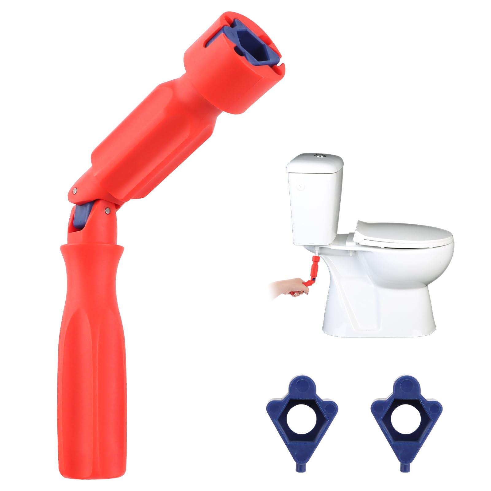 Mxtimwan Chiave di Montaggio Sedile WC Universale, Rosso