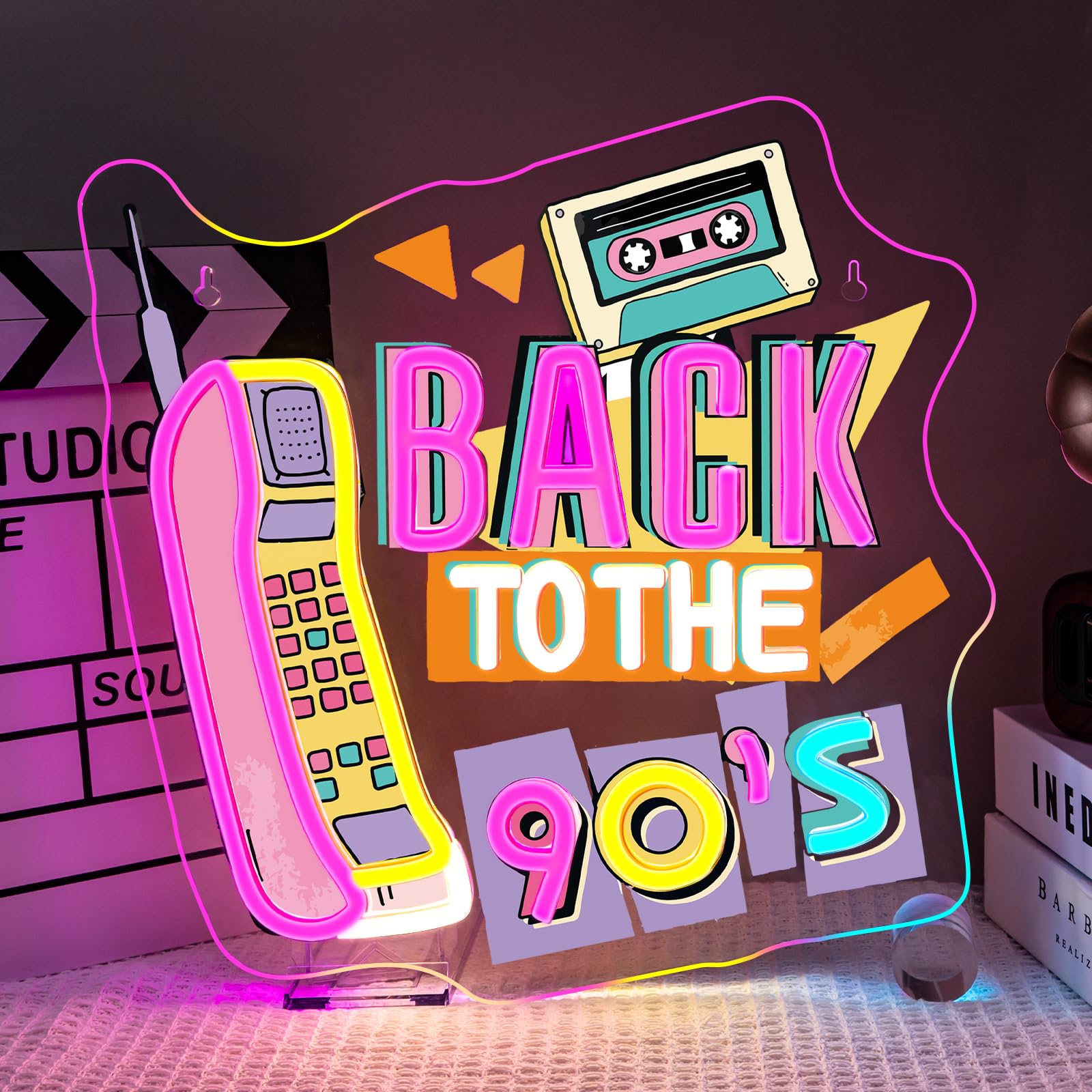 Signship Back To The 90's - Scritta Neon LED Regolabile