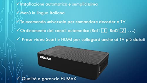 Humax HD-2022T2 Digimax T2 - Decoder Digitale Terrestre DVB-T2 - immagine 3