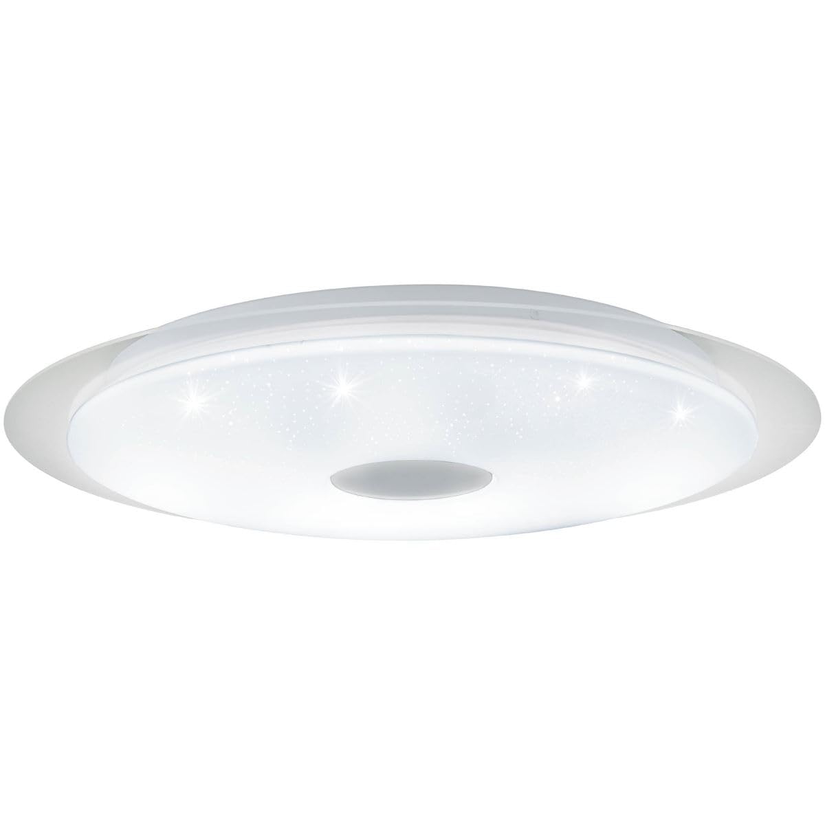 Eglo Lampada da Soffitto, Bianco, Trasparente