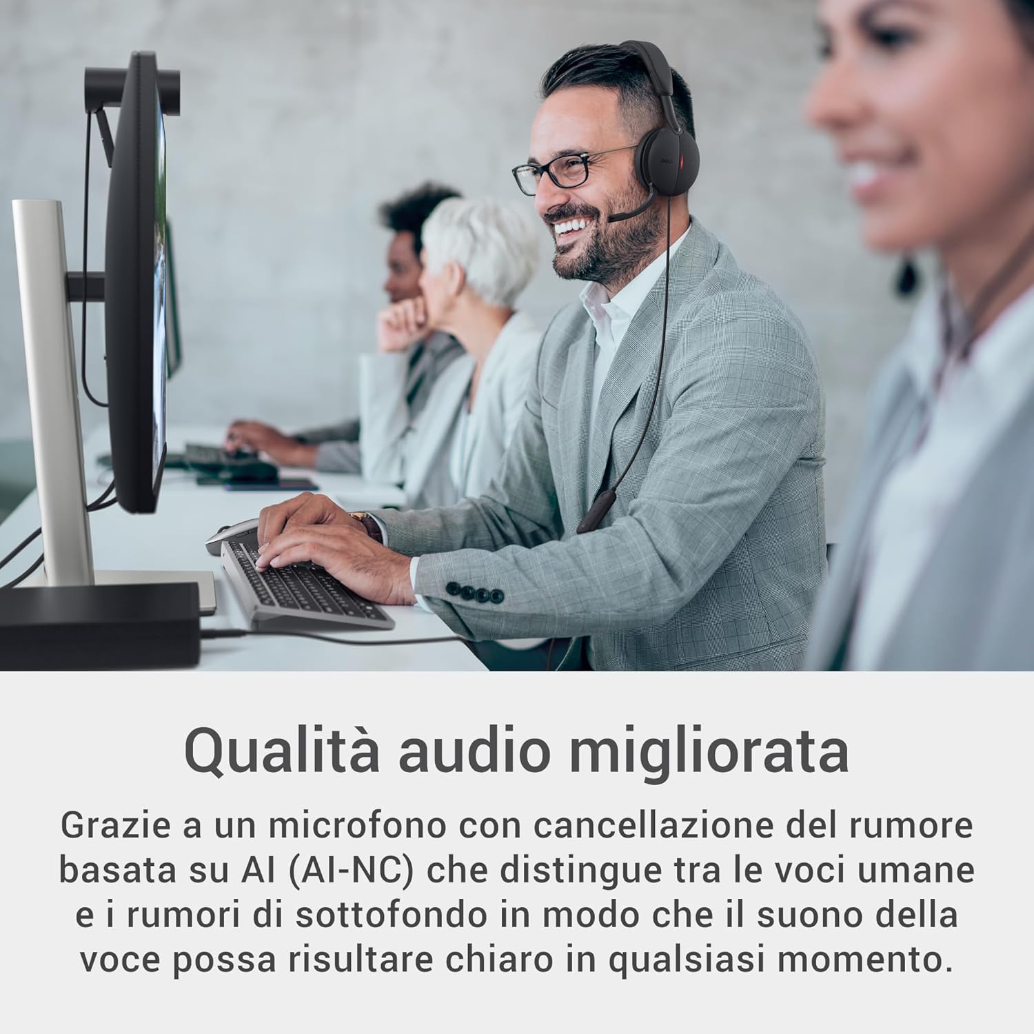 Dell Pro Wired ANC Headset - WH5024 - immagine 3