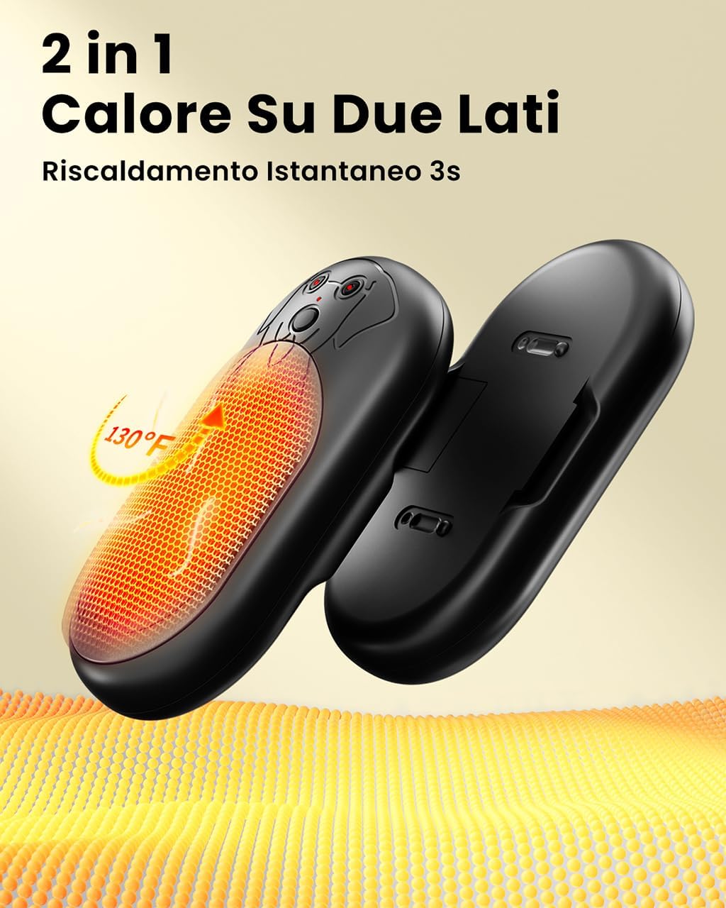 Scaldamani Ricaricabile 6000mAh 2 Pack - immagine 3