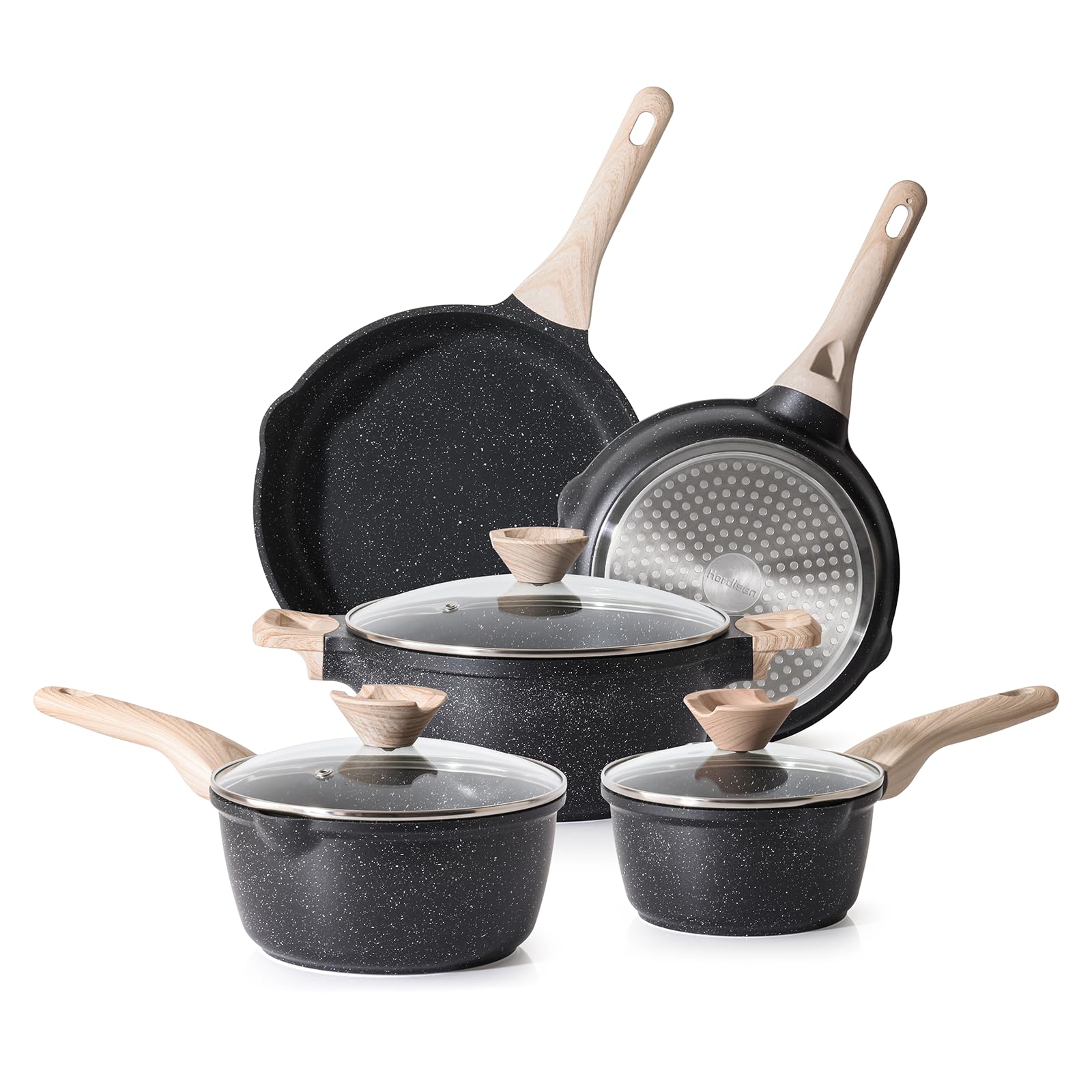 Kordisen Set 5 Padelle Antiaderenti per Induzione