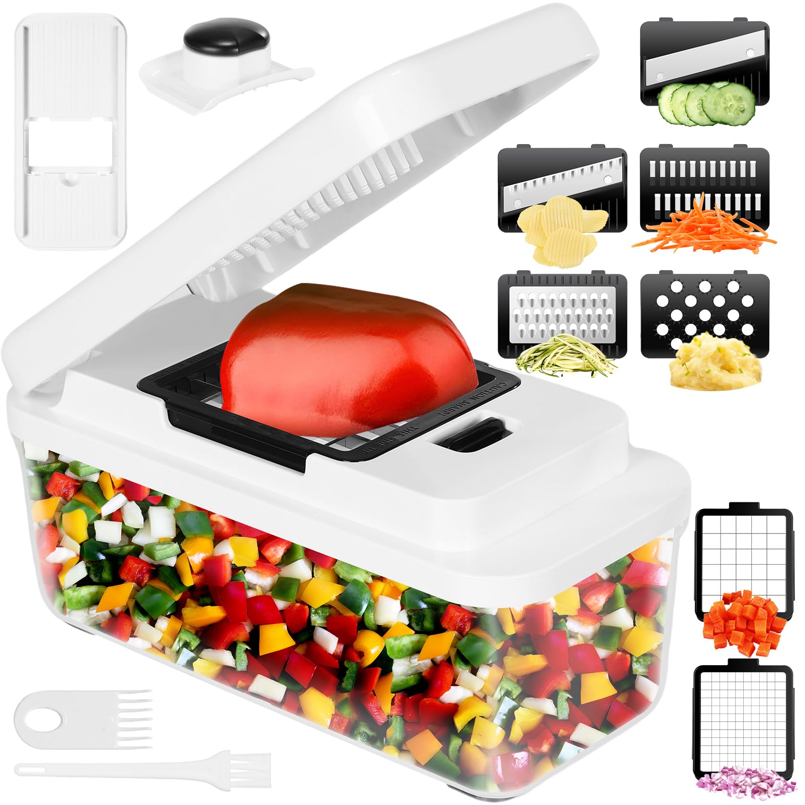 Mandolina per Verdure - Taglia Affetta Verdure Multifunzione