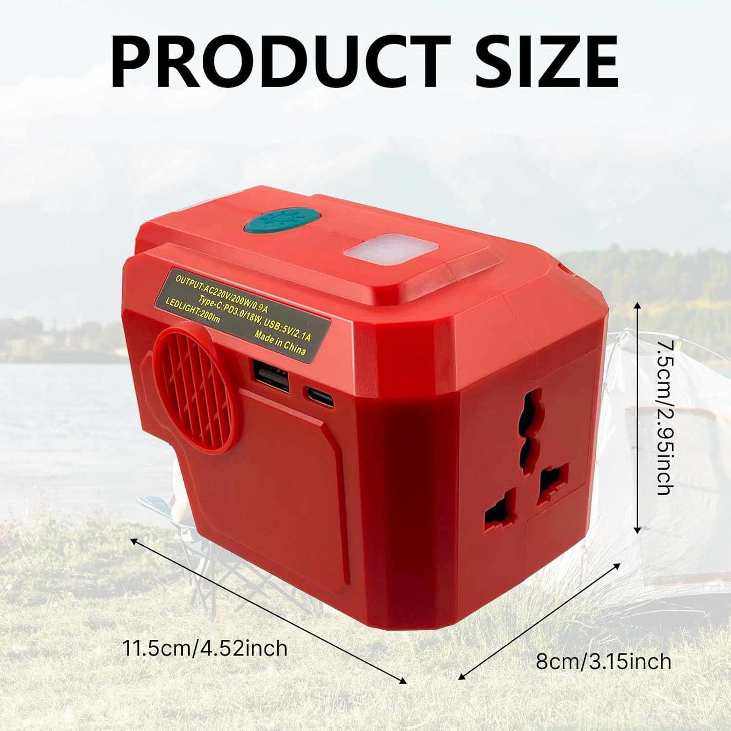 Convertitore per Batterie Einhell 18V - 200W Inverter - immagine 6