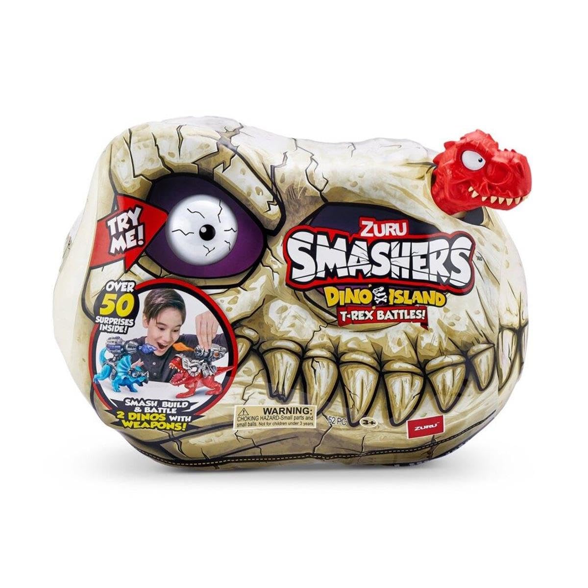 Smashers Dino Island t-Rex Battle playset