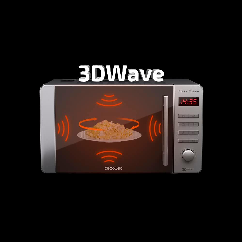 Cecotec Forno Microonde Proclean 5010 Inox 20L - immagine 3