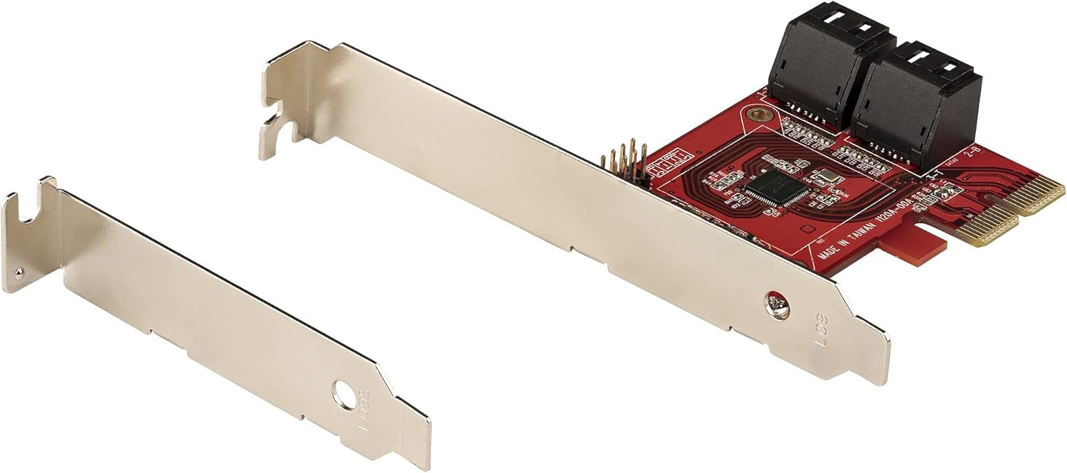 Startech.com Scheda PCIe SATA 4 Porte 6 Gbps, Red - immagine 9