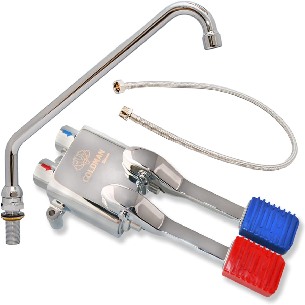 Goldman Service Set Rubinetti a Pedale Doppio Miscelatore - immagine 1