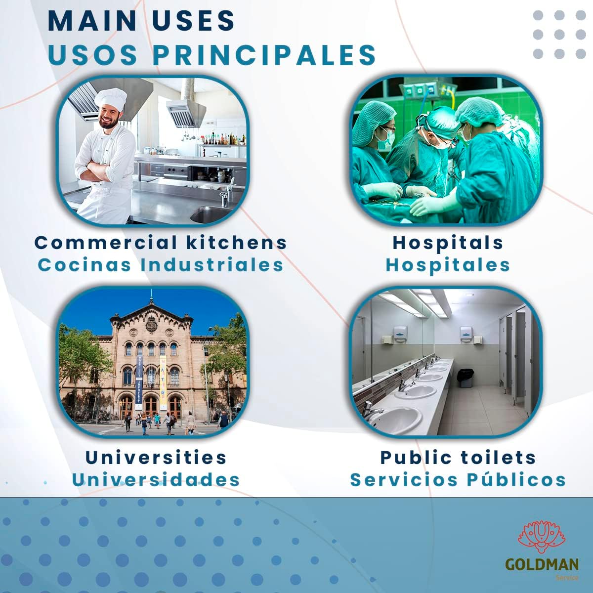 Goldman Service Set Rubinetti a Pedale Doppio Miscelatore - immagine 6