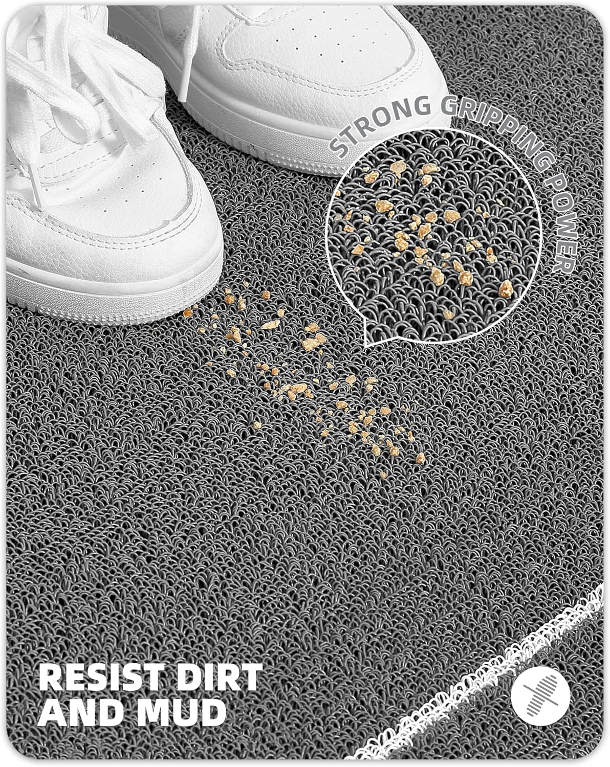 Color G Zerbino Ingresso Esterno 90x150 cm, Grigio - immagine 2