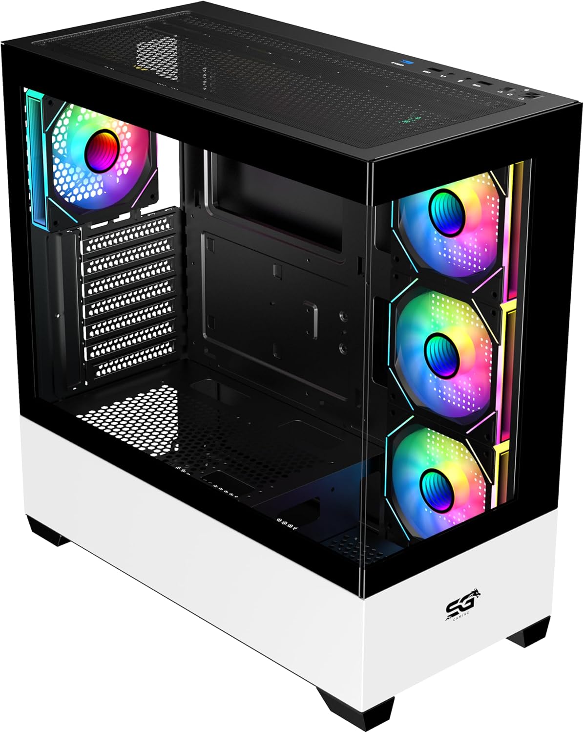 Saharagaming SG520 - Case Gaming con 3 ventole ARGB - immagine 4