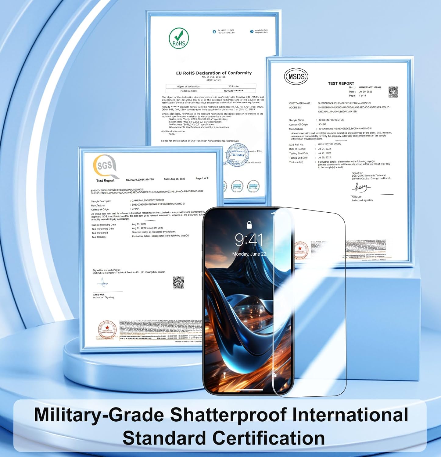 Qhohq 3 Pezzi Vetro Temperato per iPhone 17 - immagine 4