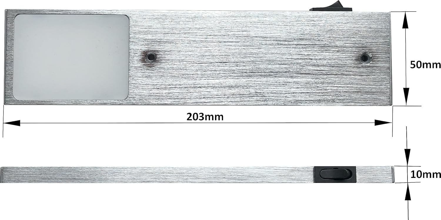 Acce Lampada da Incasso a LED, Alluminio, 4 pezzi - immagine 3