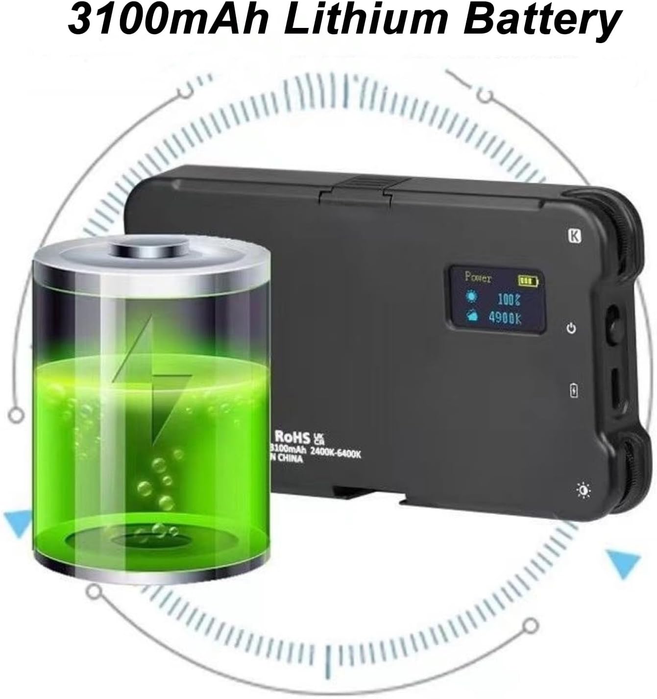 Luce per Tatuaggi e Selfie con Filtro Polarizzatore - immagine 3