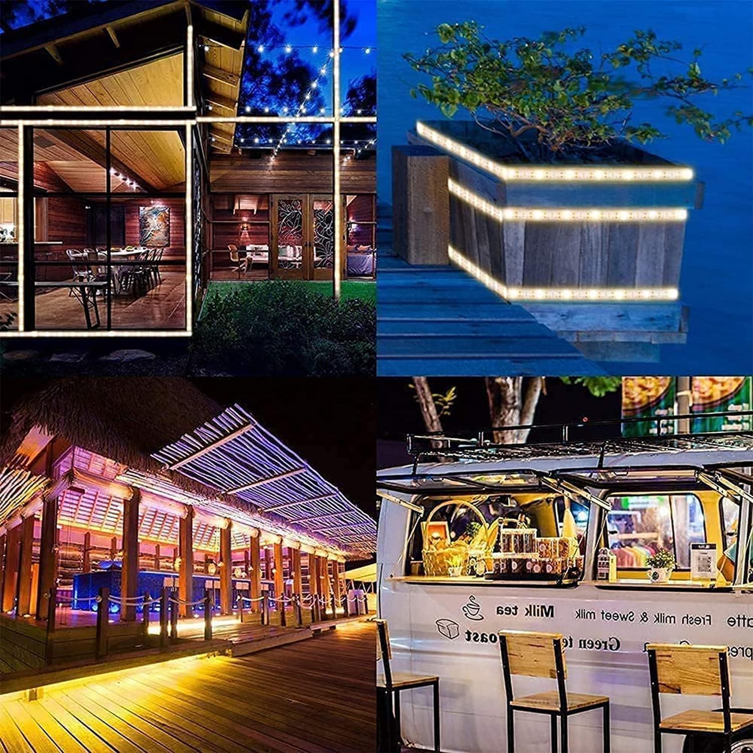 Striscia Luci Solari 10m 560 LED con Telecomando - immagine 8