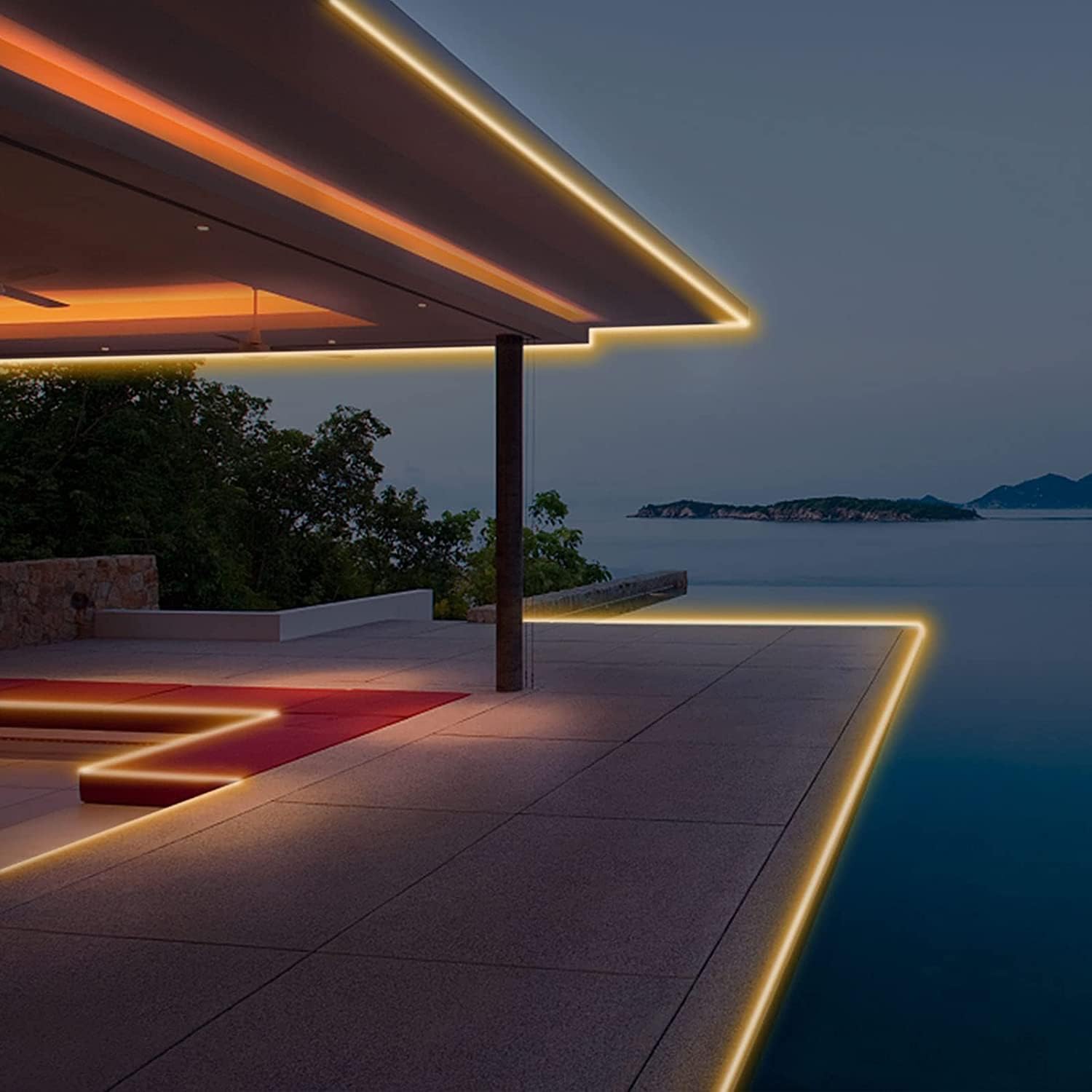 Striscia Luci Solari 10m 560 LED con Telecomando - immagine 9