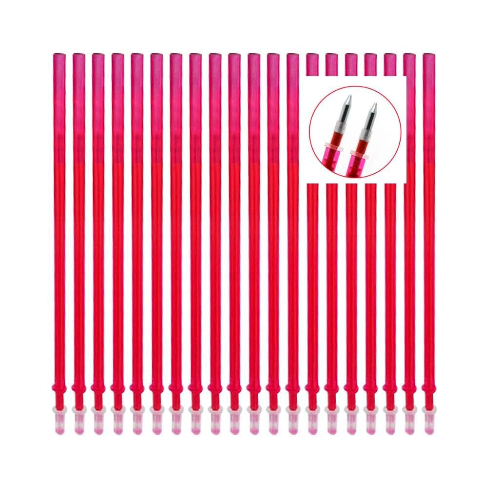 Generico 20 Ricariche per Penna Gel Cancellabile Rossa