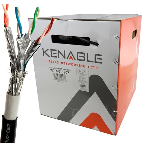 Kenable Cavo Ethernet CAT7 per esterni 305m
