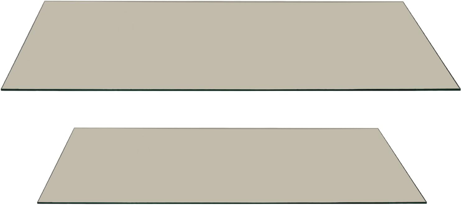 SET 2 CRISTALES PARA MESA8MM.CRISTAL TEMPLADO_130X65X0,8+100X45X0,8CM.