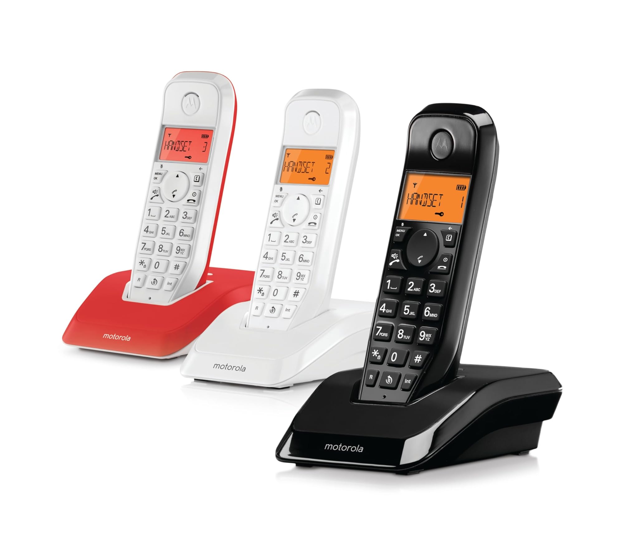 Motorola S 1203 TRIO - Telefono Cordless DECT