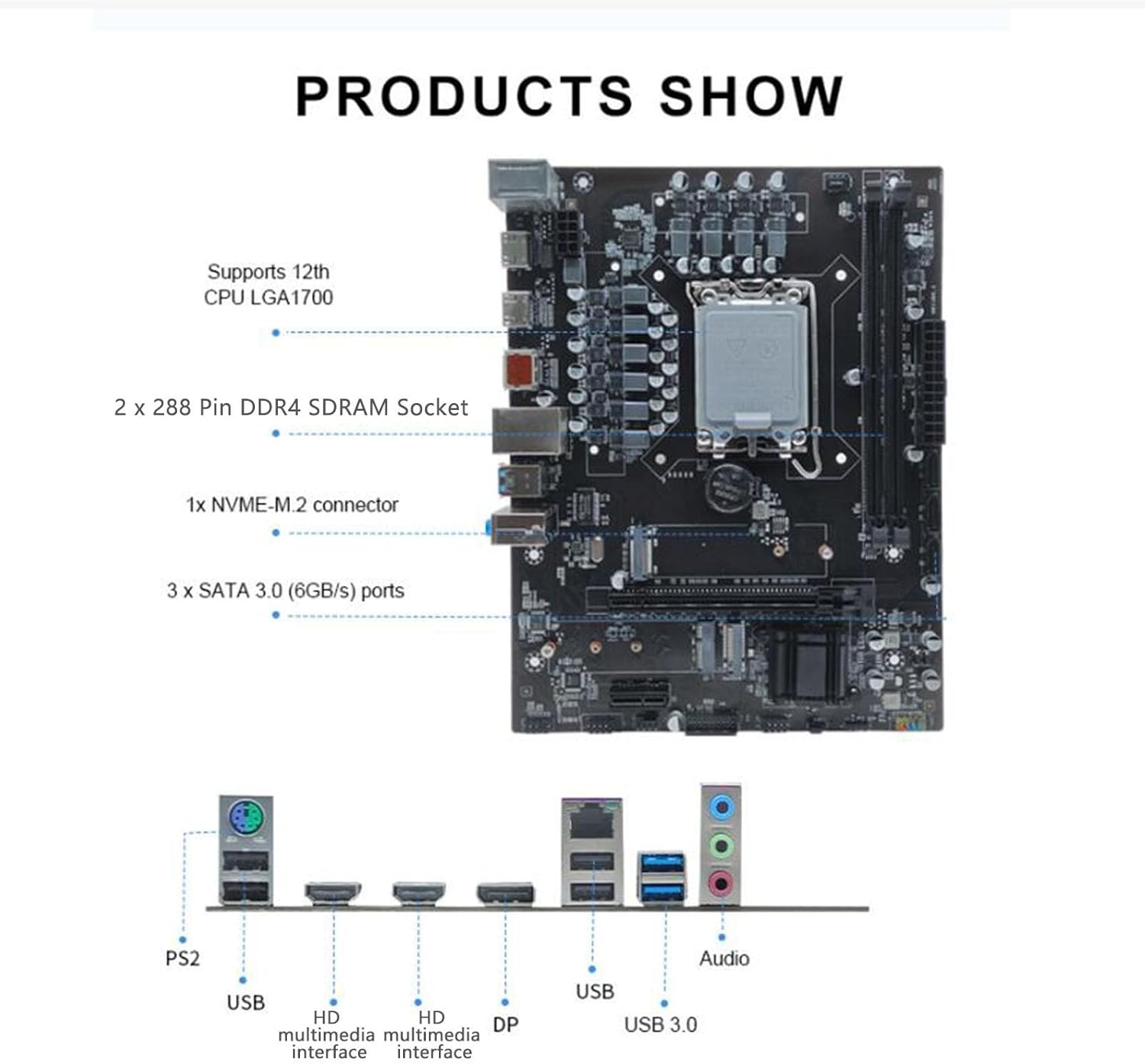 Elprico Scheda Madre Mini ITX H81 LGA 1150 - immagine 3