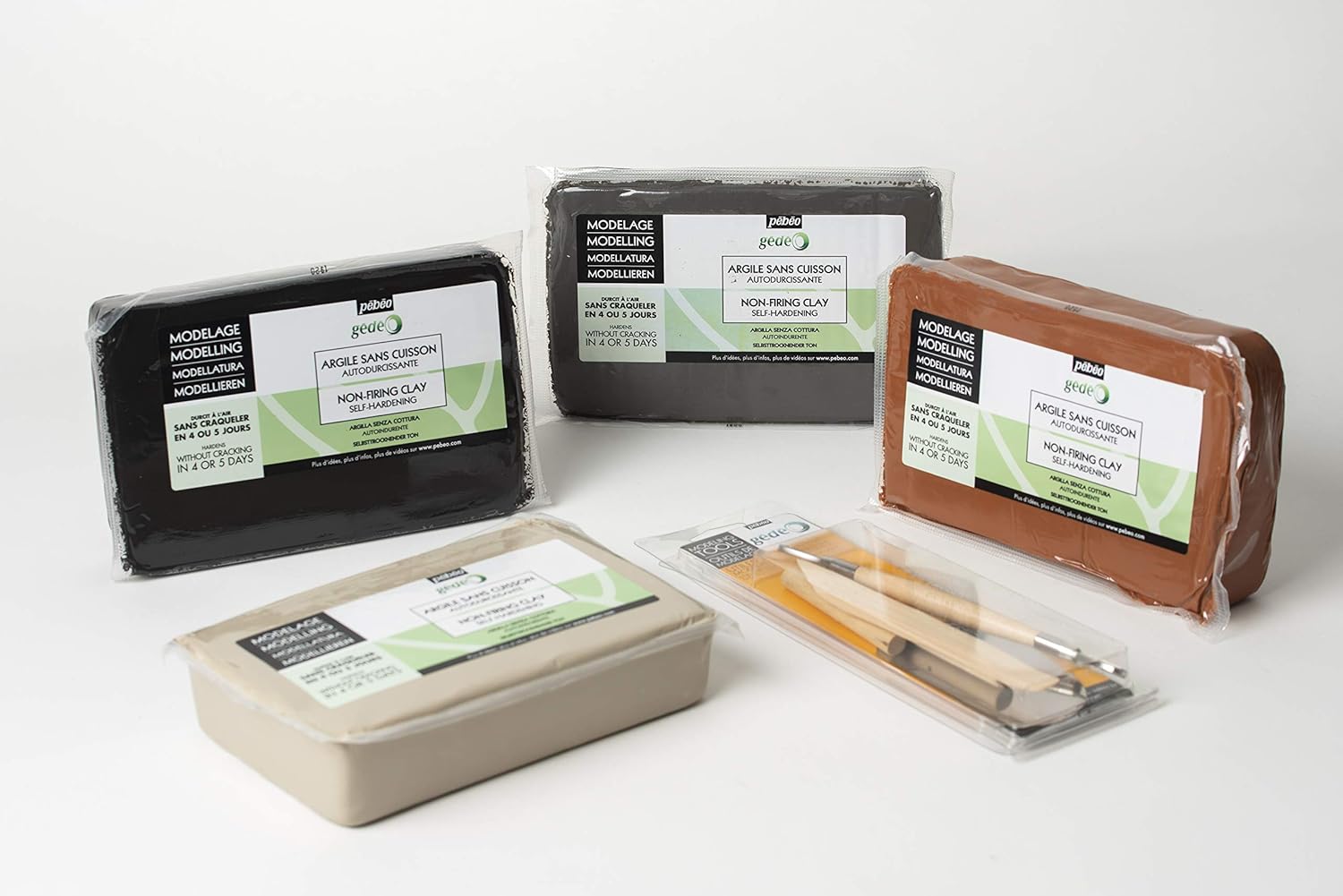 Pébéo - Argilla Senza Cottura Rossa Gédéo 1,5 kg - immagine 8