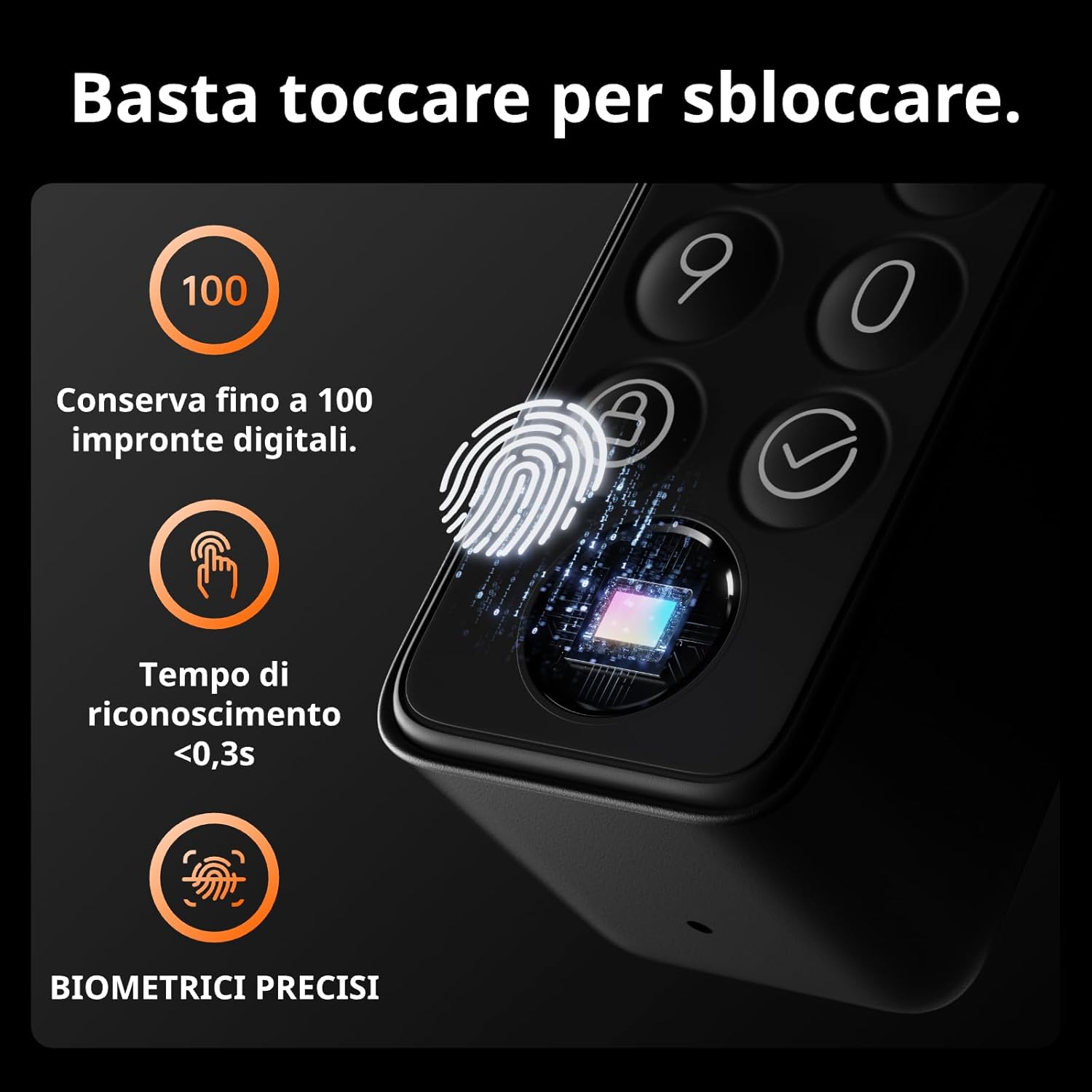 Switchbot WiFi Smart Lock Pro con Tastiera Touchscreen - immagine 2