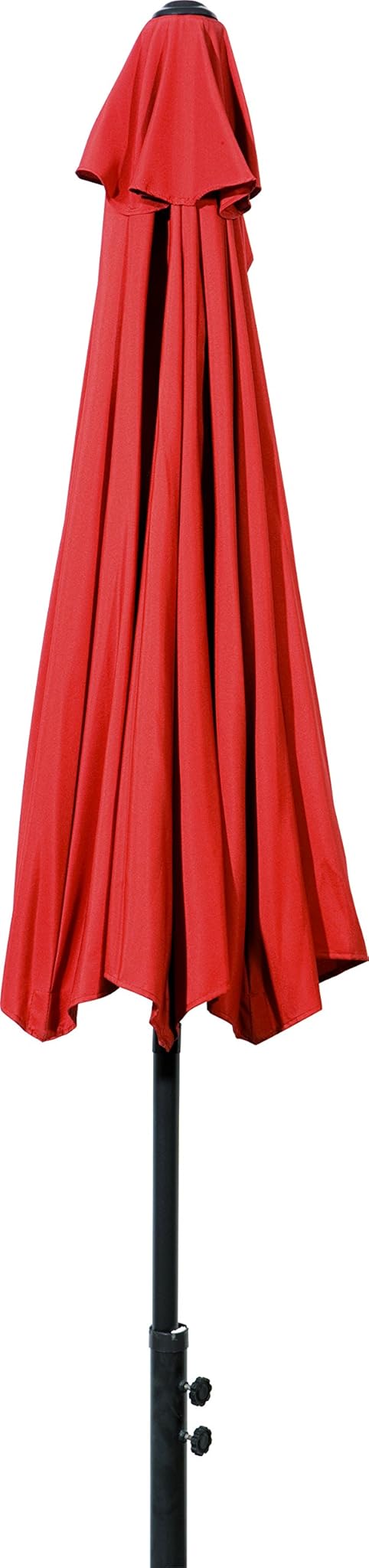 Easymaxx Ombrellone Semicircolare 270 x 140 cm, Terracotta
