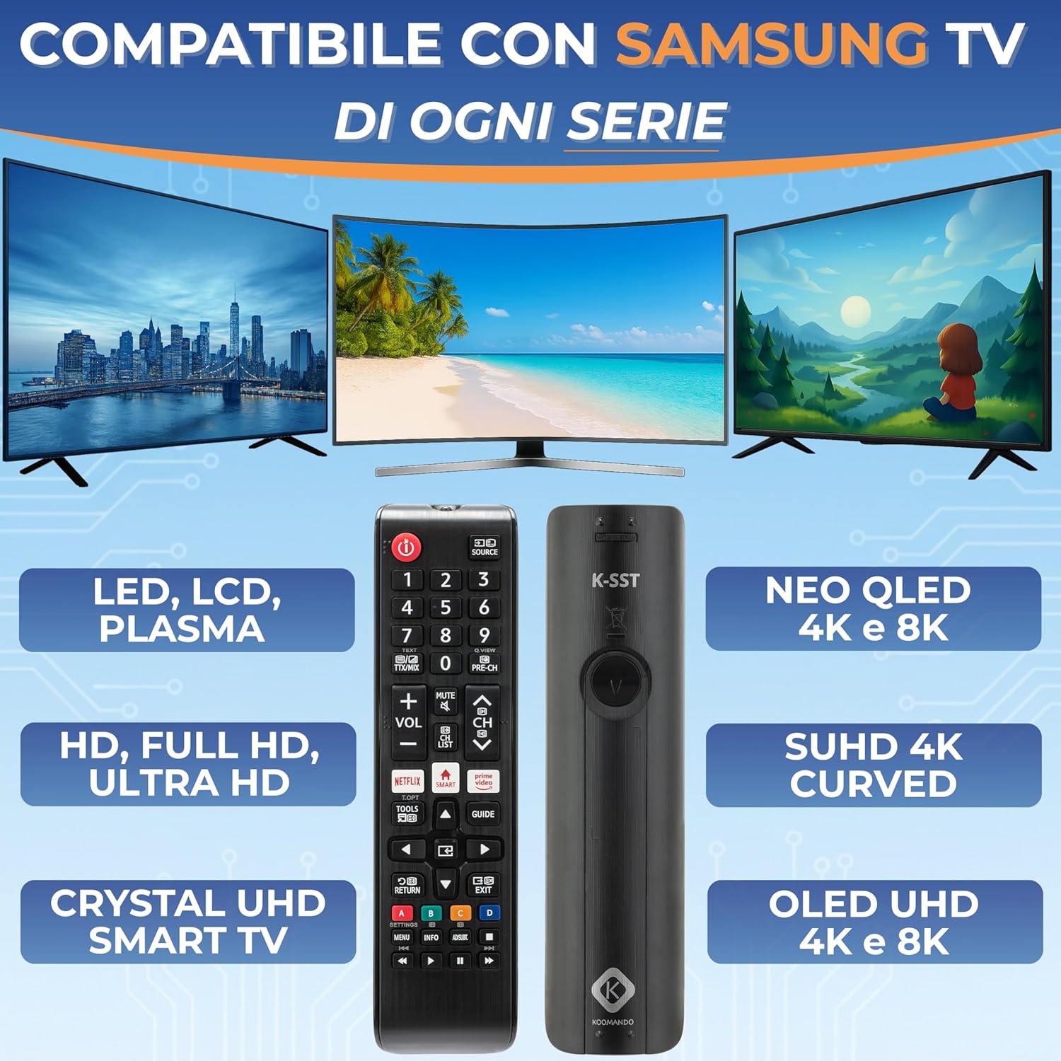 Koomando Telecomando Universale per Samsung TV - immagine 3