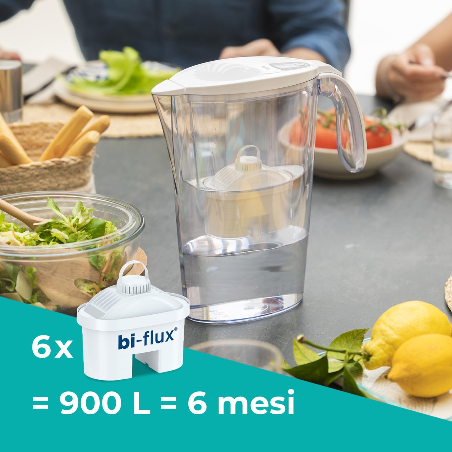 Laica Caraffa Filtrante Stream Line 2,3L, Bianca - immagine 2