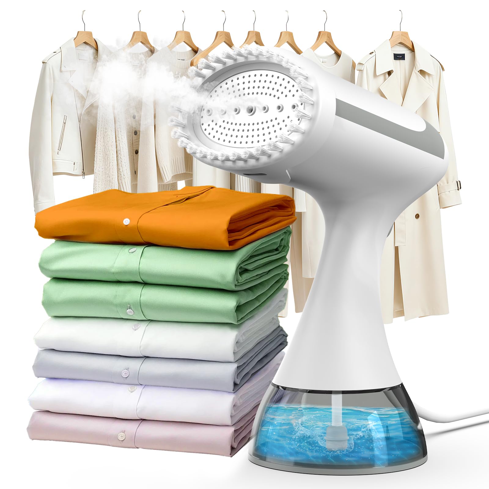 Stiratore Verticale a Vapore 1500W con Serbatoio 300ml