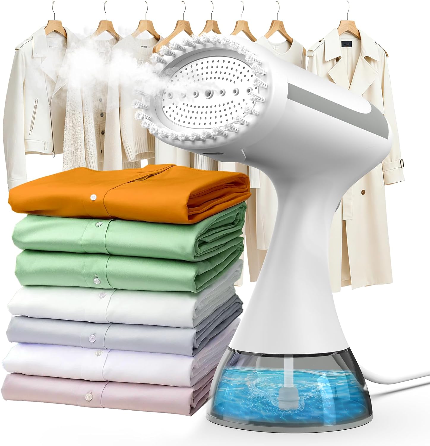 Stiratore Verticale a Vapore 1500W con Serbatoio 300ml - immagine 1